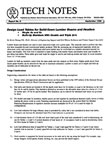 Design Load Tables for Solid-Sawn Lumber Beams and Headers