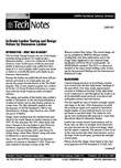 Information on the In-Grade Testing Program, Impacts on Design Values