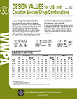 Design Values for U.S. and Canada Species Group Combinations